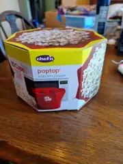 Crate and Barrel Brand new! Poptop Microwave Silicone Popcorn Popper by Chef'n