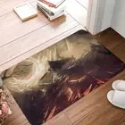 Berserk Guts Behelit Manga Kitchen Carpet Flannel Mat Welcome Doormat Home Decor