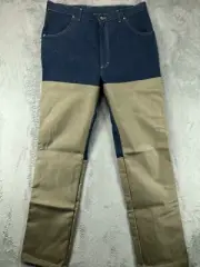 RED BLUFF Mens 38x36 Brush Guard Field Jeans Canvas Denim Cowboy USA Outdoor A