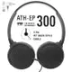 日本Audio-Technica鐵三角樂器專用開放型動圈式L型3.5mm監聽耳機ATH-EP300(耳罩可折水平;40mm驅動;附6.3mm轉接器)