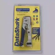 Adjustable Compression Crimper for Cable TV "F", RCA & BNC by Data Shark - NEW