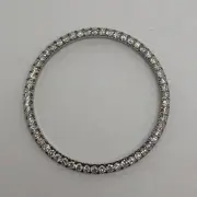 Natural 36mm Steel Diamond Bezel For Rolex 1.50Cts NATURAL Diamonds