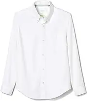 [French Toast] Boys' Adaptive Long Sleeve Oxford Shirt