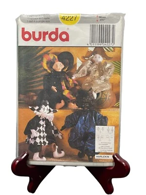 Burda 23 in Tall Harlekin Dolls Sewing Pattern 4227 Uncut