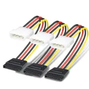 SATA to Molex, 3 Pack 4 Pin Molex to SATA Power Cable - 10 Inches