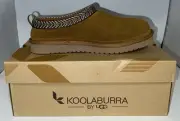 Koolaburra by UGG Men Suede Slippers Burree Chestnut Size 8