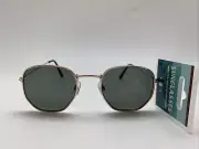 T42.6 Foster Grant 58380FGX715 Gold Round Frame 100% UVA /B Sunglasses