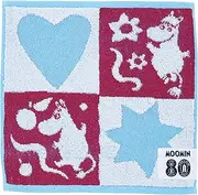 マルシン(Marushin) Marushin 1405048500 Handkerchief Moomin Play/Square Scandinavian Moomin Valley, Stylish, Cute, Towel, Mini Towel, Towel Handkerchief, Cotton