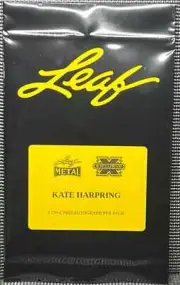 Kate Harpring Iowa Hawkeyes RC On Card Auto Leaf Metal Factory Sealed Pack