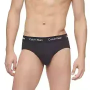 Calvin Klein Men's Black 3-pack Cotton Stretch Hip Briefs Underwear SZ: S