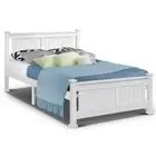 Bed Frame Double Size Wooden White RIO Artiss