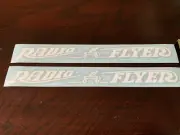 Radio Flyer Decals 12"x 1 3/4" Labels 1 set