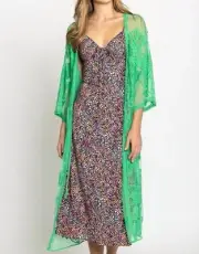 Fashion City envy me lace kimono size One Size