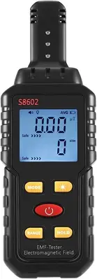 Cucioki 3-In-1 Radiation Dosimeter Counter Geiger EMF Meter Automatic Alarm R...