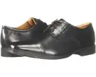 NEW Clarks Tilden Cap Black Medium or Wide LEATHER LACE UP DRESS COMFORT SHOES