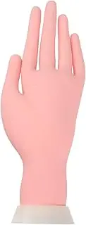 Healvian Nail Art Practice Hand Realistic Fake Hand Model Movable Fingers for Nail Painting Training