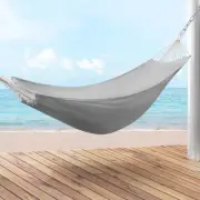 Gardeon Outdoor Garden Hammock Bed w/ Travel Bag Outdoor Lounge Chair Grey