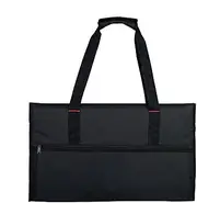 Monitor Carrying Case, Protective Monitor Carry Bag, Adjustable Computer Carrying Case with Multiple Pockets for 20-24 Inch, black, 72*54cm, See description