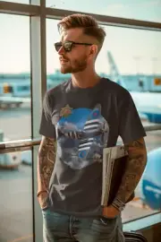 Men Spitfire Air Plane Tshirts