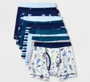 Boys Cat & Jack Space Themed Boxer Briefs 7pr 10/12
