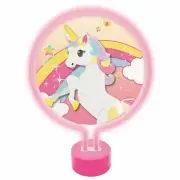 Unicorn Light Neon Kids Girls Lamp Portable Bedtime Bedroom Rainbow
