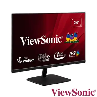 【ViewSonic 優派】VA2432-H 24型 IPS 100Hz 護眼電腦螢幕(4ms)