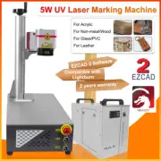 5W CRS UV Laser Engraver Non Metal Marking Machine For Glass Metal Wood Acrylic