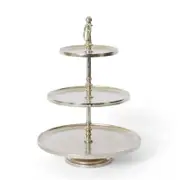 E Style Dixson 3-Tier 50cm Aluminium Stand - Nickel