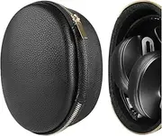 Geekria Shield Headphones Case Compatible with Sennheiser Momentum 3 Wireless, PXC 550-II, HD 450BT, HD 4.50 Case, Replacement Hard Shell Travel Carrying Bag with Cable Storage (Black)