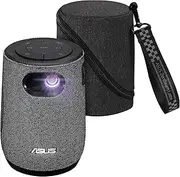 ASUS ZenBeam Latte L1 Portable LED Projector – Full HD Supported, Sound by Harman Kardon, 10 W Bluetooth Speaker, 3-Hour Video Playback, Wireless Projection, Built-in Battery, USB Type-A, HDMI