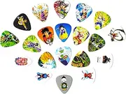 Sherpa LLC Dragon Ball Z Themed Guitar Picks Pack (20 Picks, Multicolor, Celluloid, 0.71mm)