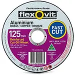 FLEXOVIT 125 x 2.5mm Aluminium Cut Off Disc