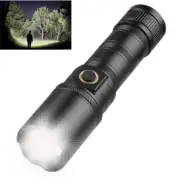 Junchi LED USB Rechargeable,Super Bright 500000 Lumens Powerful LED Flashlight