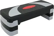 Aerobic 31" Stepper in Trainer Platform with Exercise and Fitness Platform W / 4" - 6"- 8" Height Adjustable Riser Step