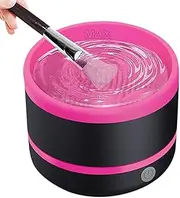 Makeup Brush Cleaner Machine – Cosmetic Spinner Device, Beauty Tool sanitzer | Automatic Electric Washer with Charging Port for Foundation and Blush Brushes, Fast-Dry Design for Eyeshadow Concealer