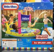Little Tikes DJ Splash Jam Inflatable Pool with Sprinkler NEW