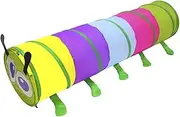 Kids Play Tunnel for Toddlers, Colorful Pop Up Crawl Through Tunnel Play Tent for Infant Baby or Dog Cat Pets with Breathable Mesh, Collapsible for Boy and Girl Games Indoor and Outdoor Toys
