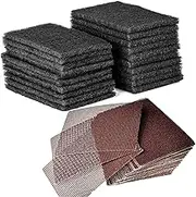 CUSINIUM 20-Pack Griddle Cleaning Pads + 40-Pack Grill Screens - Griddle Cleaning Accessories Bundle