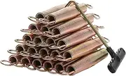 ZhenT Trampoline Springs Stainless Steel Trampoline Replacement Parts,Weather-Resistant Trampoline Accessories Kit with Trampoline Spring Tool for Skywalker, JumpKing, Upperbounce, Skybound,20 Pack