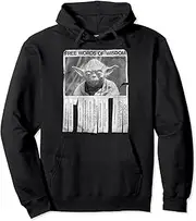 [STAR WARS] Yoda Poster Words Of Wisdom Graphic Hoodie