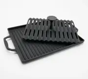 Cook's Essentials Cast-Iron Pan and Press