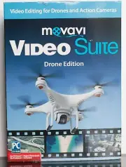 MOVAVI Video Suite Drone Edition | PC CD-Rom | Windows OS | 42780-0-Card | NEW