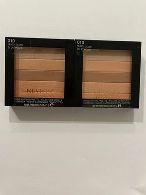 2 Revlon Highlighting Palette #010 Peach Glow