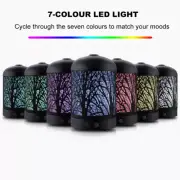 LED Essential Oil Humidifier Ultrasonic Air Purifier Aroma Aromatherapy Diffuser