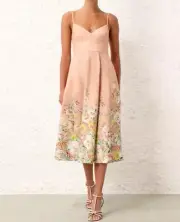 Zimmermann Matchmaker Picnic Midi Dress; size 0 (AU 8; US 4); BNWT; RRP $850