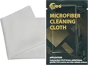 UES Lint Free Microfiber Cleaning Cloth for Lens, Eye Glasses, LED (8 Packs - 15cm x 15cm)