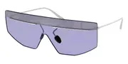 Prada PR B55S 1BC70P Men's Sunglasses Silver Size 140