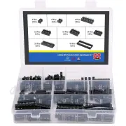 122Pcs IC Socket Assortment Kit 2.54mm Pitch 6-40 Pin DIP Sockets for PCB Prototyping and Breadboard Projects