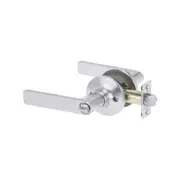 Lockwood Satin Chrome Symmetry Entrance Lever Set