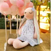35CM BunnyPlush ToySoothing Rabbit Doll SleepingStuffed Animals Kids Plushie Dol